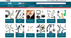 Desktop Screenshot of bodyjewelleryshop.com